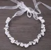 Accessori per abito da sposa con testa di fiore in cristallo fatti a mano da sposa con accessori per capelli per bambini
