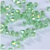 Wholesale #5301 2mm 1000pcs Glass Crystals Beads Bicone Faceted Bead loose Spacer Beads DIY Jewelry Making U pick color