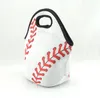 Neopreen Baseball Lunch Bag Sport Softball Tote Geïsoleerde Cooler Tassen Studenten Kinderen Voedseldrager Opbergtas Waterdichte Handtas SN1808