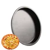 Aço Carbono Não-stick Pizza Assar Pratos 6 "7" 8 "Ferramentas de Pastelaria de Assar Pizza Molde Bakeware Pans De Pizza