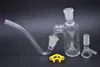 4.5" Mini Glass Bubbler Flare Mouthpiece Percolator Water Pipe Oil Rig Pipe 14mm Joint Pocker Small Bong With tobaccco smoking bowl