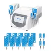 160mw Diode Lipo Laser LLLT Fat Burning Anti-Cellulite Body Sculpting 14 Pads Weight Loss Beauty Slimming Machine Spa