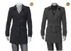 Val-2016 winter charme mannen vintage trenchcoat elegante man winddichte jas zwart, khaki m-4XL klassieke ontwerp mannen trenchcoat1