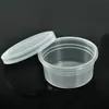 DHL Blanc Rond Slime Mousse Conteneurs De Stockage De Boue Avec Couvercle 20g Perles Mince Argile Et Organisateur De Stockage Coloré Boîte D'emballage En Plastique WX9-291