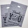 100 Stück 20 26 cm Dankeschön-Lächeln-Taschen Kleine Geschenk-Schmuckbeutel aus Kunststoff Kosmetik-Einkaufstaschen334W