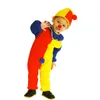 Clown Costume for Kids Boys Girls Halloween Christmas Carnival Fancy Dress for Children Masquerade Cosplay Clothes