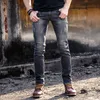 2018 New Grey European Jeans Mens Haute Qualité Quatre saisons Denim Jeans Pantalons Pour Hommes pantalons Designer Cotton Man marque jean