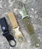 Molle anexar webbing mochila Gancho Gancho Quickdraw Carabiner Garrafa De Água acampamento caminhada ao ar livre Fivela Titular ferramenta clipe pendurar fecho