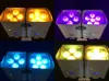 24 XLOT DJ Disco fête éclairage de mariage HEX- 4/ 6 LED s 18 W 6in1 RGBAW UV à piles sans fil LED Par lumière APP Mobile