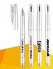 Özelleştirilmiş jel kalem Yazma Kalemler reklam karbon kalem ile özel LOGO QR kodu siyah / Kırmızı / Mavi renk reklam Için sergi Hediyeler 0.5mm