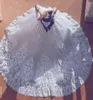 Mhamad Lace sa bollklänning DEEP V Neck Sequined Beaded Court Train Wedding Dress Bridal Gowns Vestido de Novia S Estido