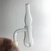 Quartz Cold Banger Nail Water Pipes with Hookah Terp Pearls 20mm 3mm Thick Bucket 10mm 14mm Male Female Carb Cap Dabber