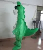 2018 Sprzedaż fabryki Hot Dorosły Green T-Rex Dinosaur Maskotki Kostium na sprzedaż z jednym mini wentylatorem wewnątrz głowy