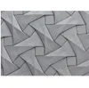 Papier peint moderne 4D pour murs fonds d'écran en tissu en soie en ciment fonds d'écran décoratifs stéréoscopique gris mural salon décoratif5311663