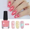 Tırnak Damgalama Lehçe 6 ml Renkli Nail Art Vernik Manikür Nail Art Baskı Lehçe DIY Damgalama Çivi Için