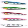 Spinner Jigs Lead fish fishing lure 7g 10g 14g 17g 21g 28g Deep Sinking Pencil iron metal Paillette Knife bait6545756