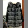 Women Faux Fur Coat PU Sleeve Spliced Covered Button 2018 Female Fake Fur Warm Jacket Gilet Chalecos De Pelo Mujer S-3L Size