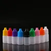 LDPE Needle Bottles with Childproof Safety Cap and Short Thick Dropper tip 3ml/5ml/10ml/15ml/20ml/30ml/50ml E Liquid Dropper Bottle