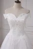 Романтический дешевые свадебные платья плюс размер реальные фотографии бисером блесток кружева линии Принцесса дизайнер свадебное платье Свадебные платья vestido де novia