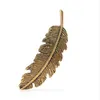 Nieuwe mode 1 pk kerstcadeaus Haaraccessoires Haar ornament Party Decoratie vrouwen Fashion Leaf Feather Hair Clip Haarspeld