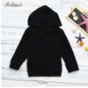 ARLONEET bébé vêtements enfant en bas âge bébé garçons filles sweats à capuche infantile lettre Blouse sweats à capuche hauts hiver Mar27