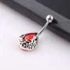 Sexy Dangle Belly Burs Belly Button Ringen Mode Chirurgische Stalen Rhinestone Lichaam Sieraden Navel Piercing Ringen