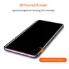 Pełny klej klej Zakrzywiony szkło hartowane dla Samsung Galaxy S9 S8 Plus Note 9 8 Film Z Ochraniacz świetlny UV Przyjazny