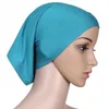 30cm * 24cm Islamic Muslim Women's Scarf Coton Mercerized Coton Couverte Cover Wear Bonnet Plain Caps Inner Hijabs