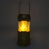 Dehnbare Solar-Flammenlichter, Lampen, multifunktionale LED-Camping-Licht-Laterne, Notfall-Zeltlicht, tragbare Handlampe