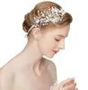 Beautiful bride headwear, European and American silver imitation pearl wedding with beautiful accessories.