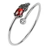 bijoux de dame bracelet dames de mode bracelet en argent 925 grenade rouge bracelet fabricants le meilleur cadeau pour petite amie ou mère