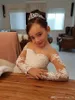 Glitz Pageant Dresses for Little Girls Vestido De Daminha Infantil One Shoulder Flower Girl Dresses Ball Gown191s