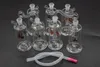 Portable Colorful MINI Glass oil rig Bong Pipe Hookah Smoking Pipes Tobacco Water Filter Water Smoking Pipe with hoseGlass Small oil burner