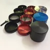 hot selling Tobacco Smoking Grinders 4pc Dry Herb Metal Grinder water Pipe 4 Parts 40mm Diameter Grinders 4 Layers for silicone pipes