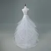 New White Bridal Petticoats Long Wedding Accessories Bridal Petticoast Elastic Waist High Quality Cheap Free Shipping