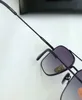 Square Pilot Sunglasses Black Gold Brown Shaded men shades unisex sunglasses Glasses Sonnenbrille New wth box218e