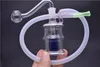 تصميم جديد مصغرة زجاجة أنابيب بونغس مصغرة الزجاج المياه بونغس سميكة بيركس بونغس المياه مع 10MM بيكر بونغ الداب تلاعب أنابيب المياه منصات النفط