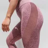 Hög midja Yoga Capris byxor Kvinnors Sport Fitness Power Flex Yoga Byxor Running Stretch Yoga Leggings Tummy Control Workout S - L