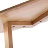 Mesa de centro de madera maciza europea Muebles ovalados pequeños y pequeños Muebles de roble rojo Mesa de centro de madera maciza de roble Mesa del lado del sofá