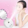 Nano Mist Sprayer Steamer facciale Led Specchio per il trucco Portatile USB Power Bank Mini Idratante Viso Spray per il corpo Cura della pelle Strumenti di bellezza