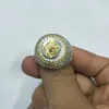 2018 Ny mode och personlighet 18k gul guldpläterad Masonic AG Logo Man Koppar Ring Storlek 8-15 # 39