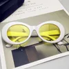 万華鏡メガネ女性のクライアーゴーグル男性カートコバレンメガネヴィンテージオーバルサングラス透明ピンクレンズ眼鏡
