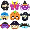 pumpkin pirate ghost skull Party Halloween EVA Foam Animal Masks for Kids Birthday Favors Dress Up Costume Zoo Jungle Party Supplies