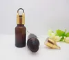 20ml Tawney Essential Oil Perfume Bottle Roll On Glass Bottles Burette For Perfume Essential Oil Bottles