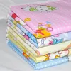 Pasgeboren zuigelingen luier veranderende pad urinoir pad voor babybed waterdichte katoenen doek luier veranderende mat voor crib geel roze blauwe 3 kleuren