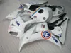 7 Gåvor Injektionsgjutningsfeedningar för Honda CBR1000RR 2006 2007 Svart Vit Fairing Kit CBR 1000 RR 06 07 FY67