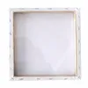 1pc Small Art Board White Blank Square Artist Canvas Modelo quadro de madeira preparado para tinta acrílica de petróleo Mayitr Painting Boards2128516