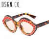 DSGN CO. Söt läppar solglasögon för kvinnor retro mode kvinna solglasögon chic solglasögon UV400