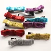 Non-slip Kids Hair Clip Cute Multicolor Bowknot Felt Barrettes All Cover Belt Handmade Baby Girls Bow Glitter Hairpins