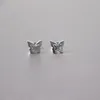 Everfast New Tiny Insect Butterfly Earring Stainless Steel Earrings Studs Fashion Bugs Ear Jewelry Gift For Women Girls Kids T124